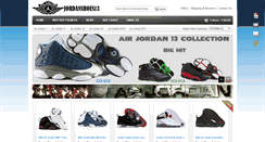 Desktop Screenshot of jordanshoes13.com